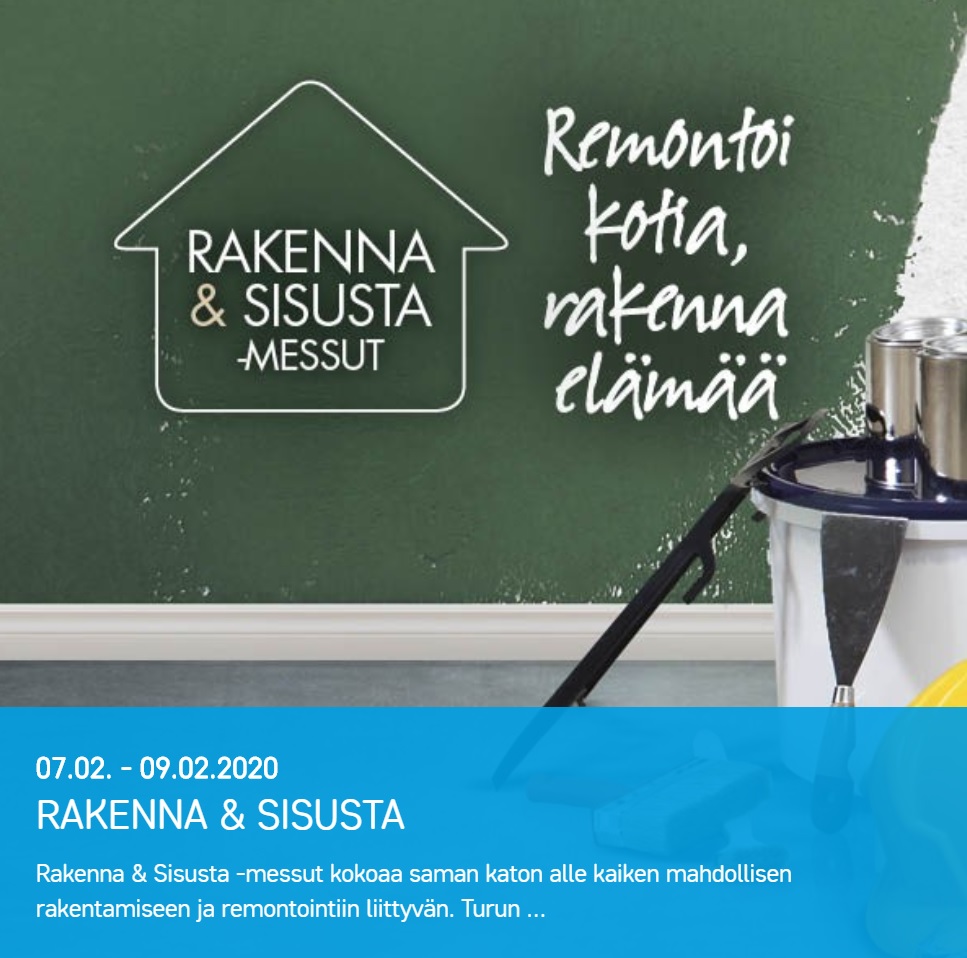RAKENNA & SISUSTA MESSUT TURUSSA 7.-9.2.2020