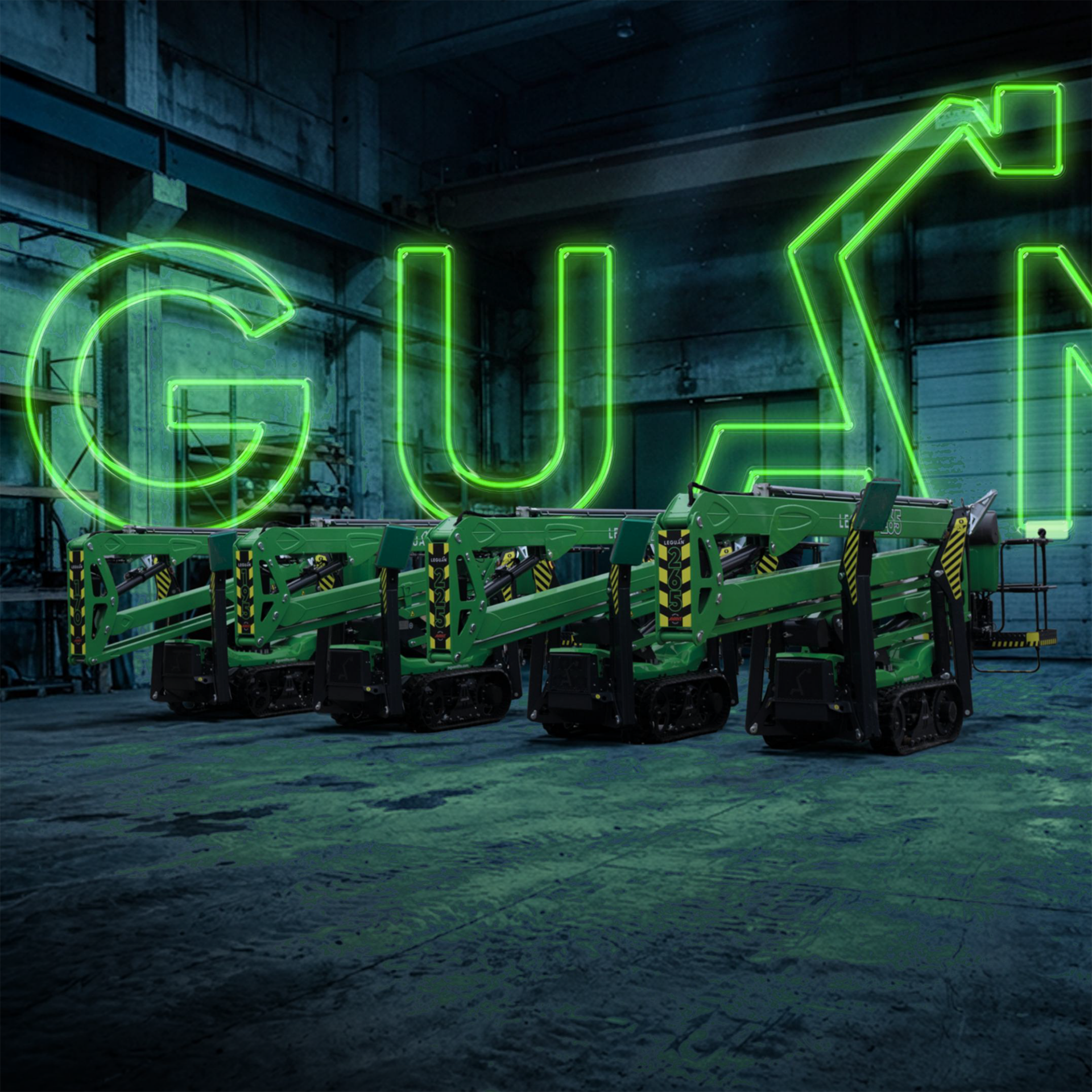 Leguan Lifts Redefines the Electric Spider Lift Market