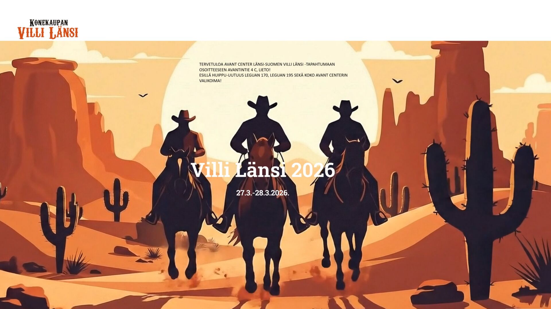 Konekaupan Villi Länsi 27.-28.3.2026
