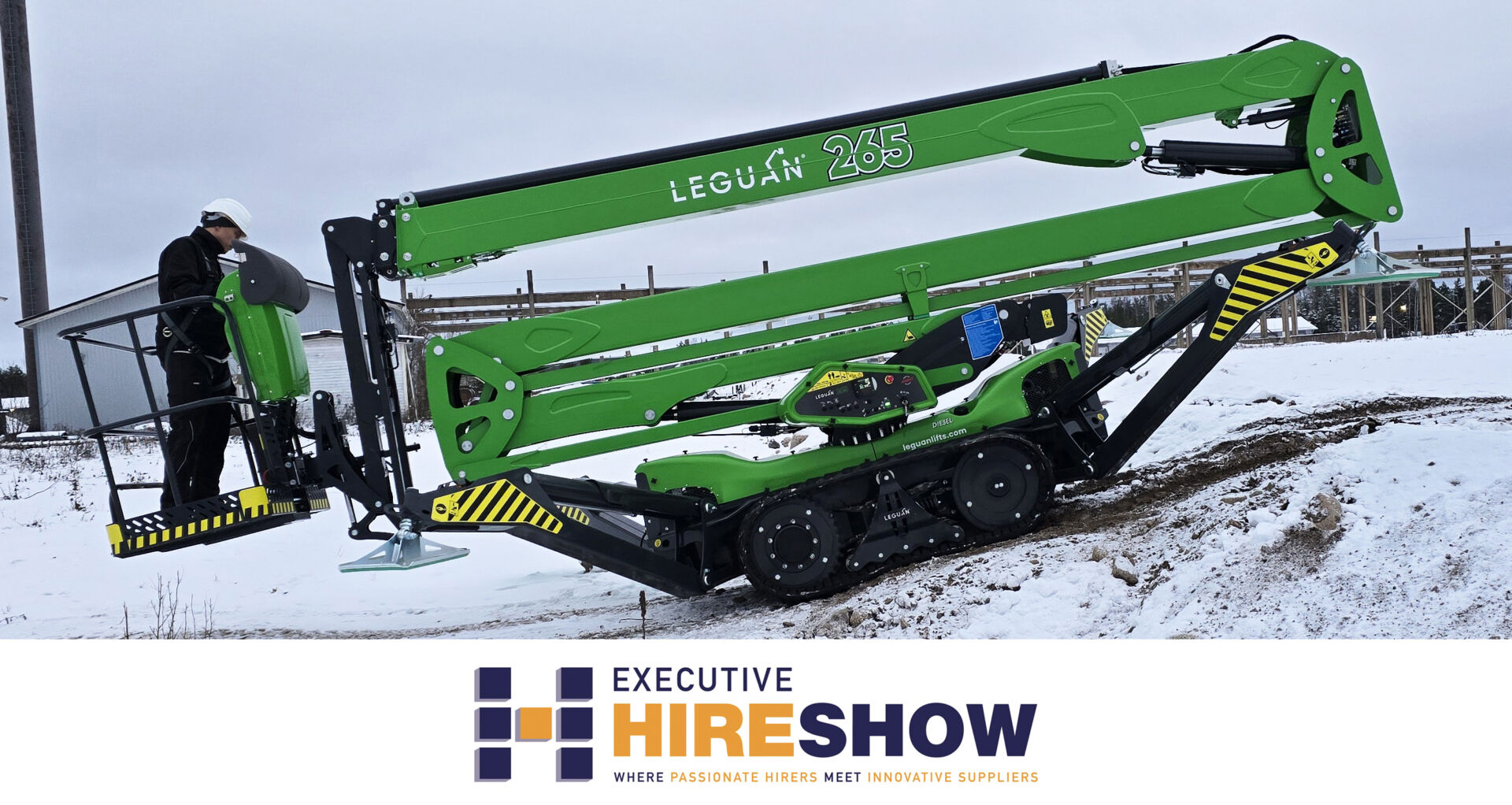 Leguan 265 showcased at Executive Hire Show